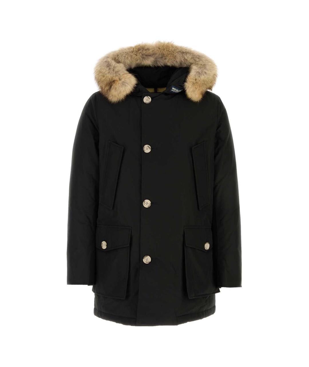 WOOLRICH Черная хлопковая куртка, фото 1