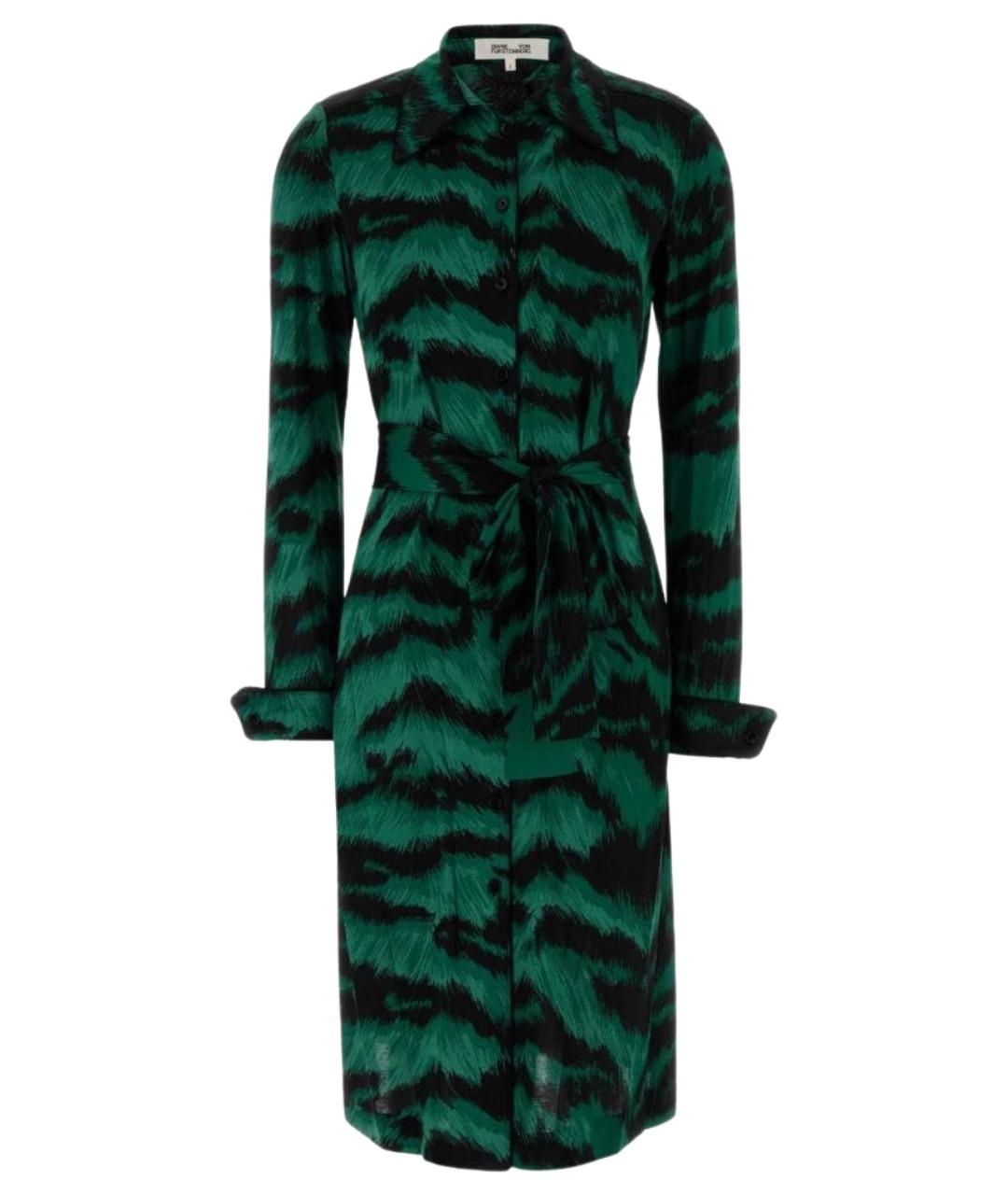 DIANE VON FURSTENBERG Мульти вискозное платье, фото 1