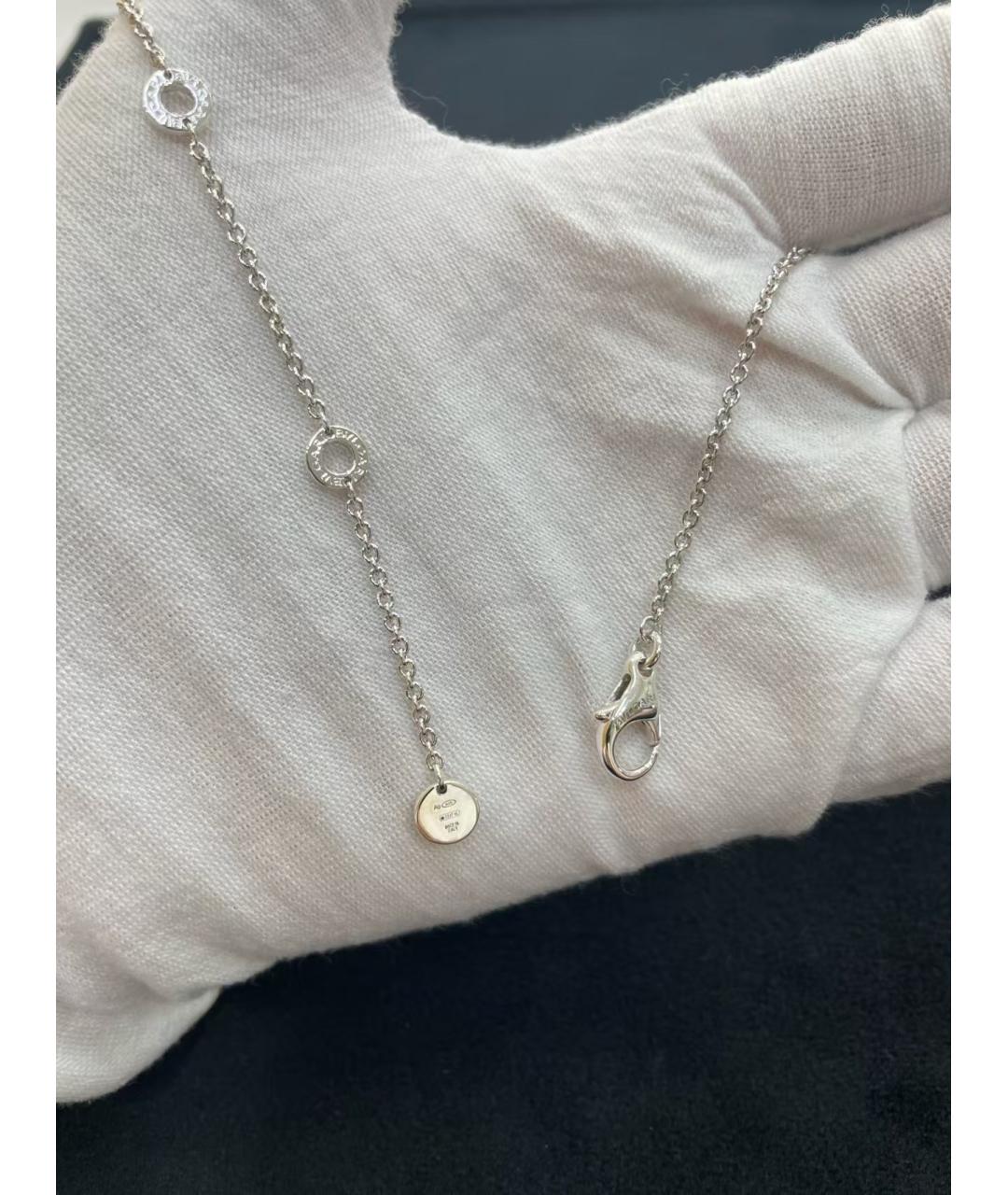 BVLGARI Серебряная подвеска из белого золота, фото 3