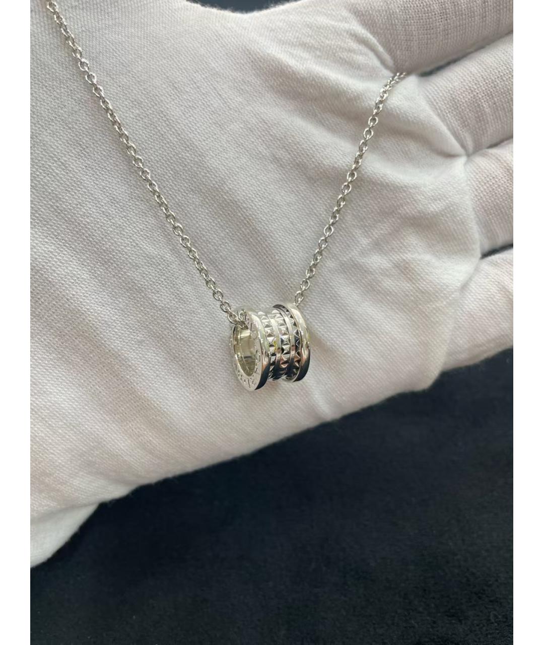 BVLGARI Серебряная подвеска из белого золота, фото 2