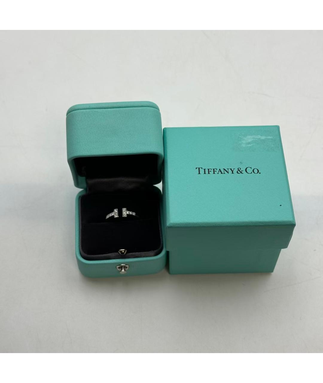 TIFFANY&CO Серебряное кольцо из белого золота, фото 2