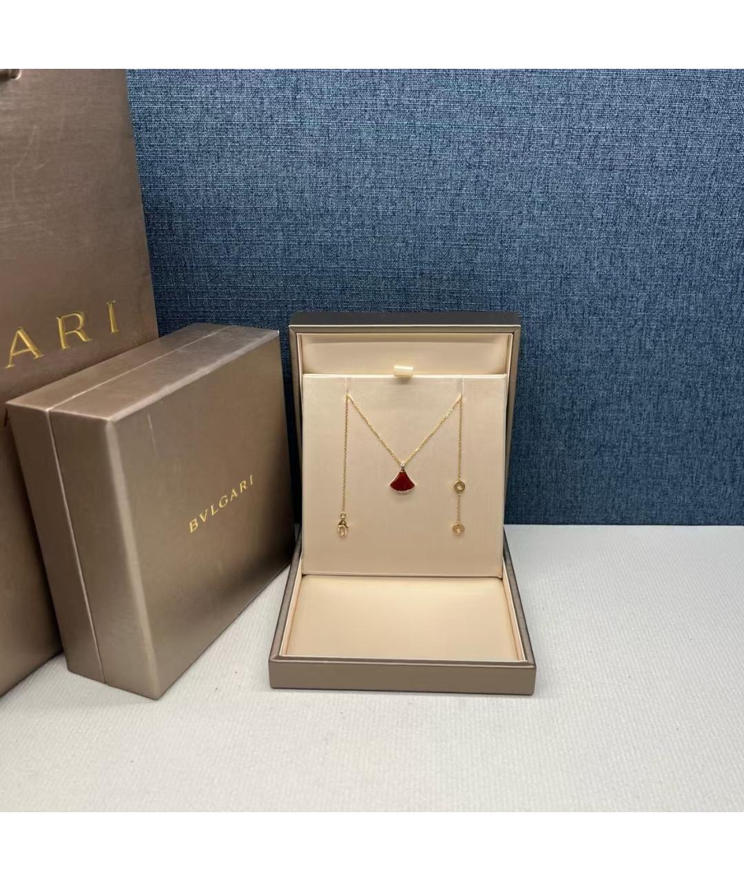 BVLGARI Золотая подвеска из розового золота, фото 4