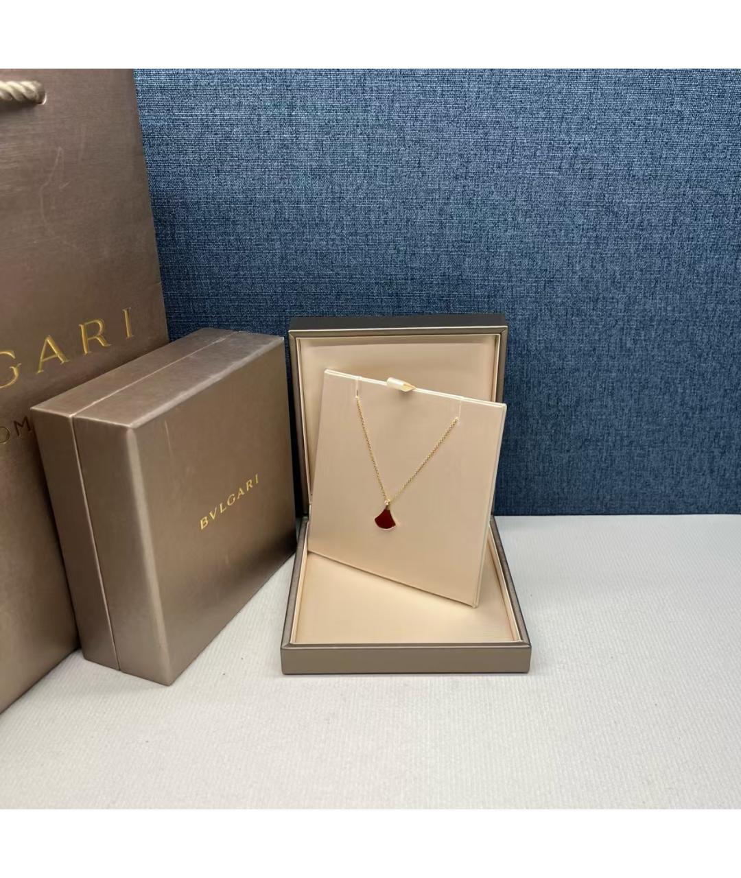 BVLGARI Золотая подвеска из розового золота, фото 3