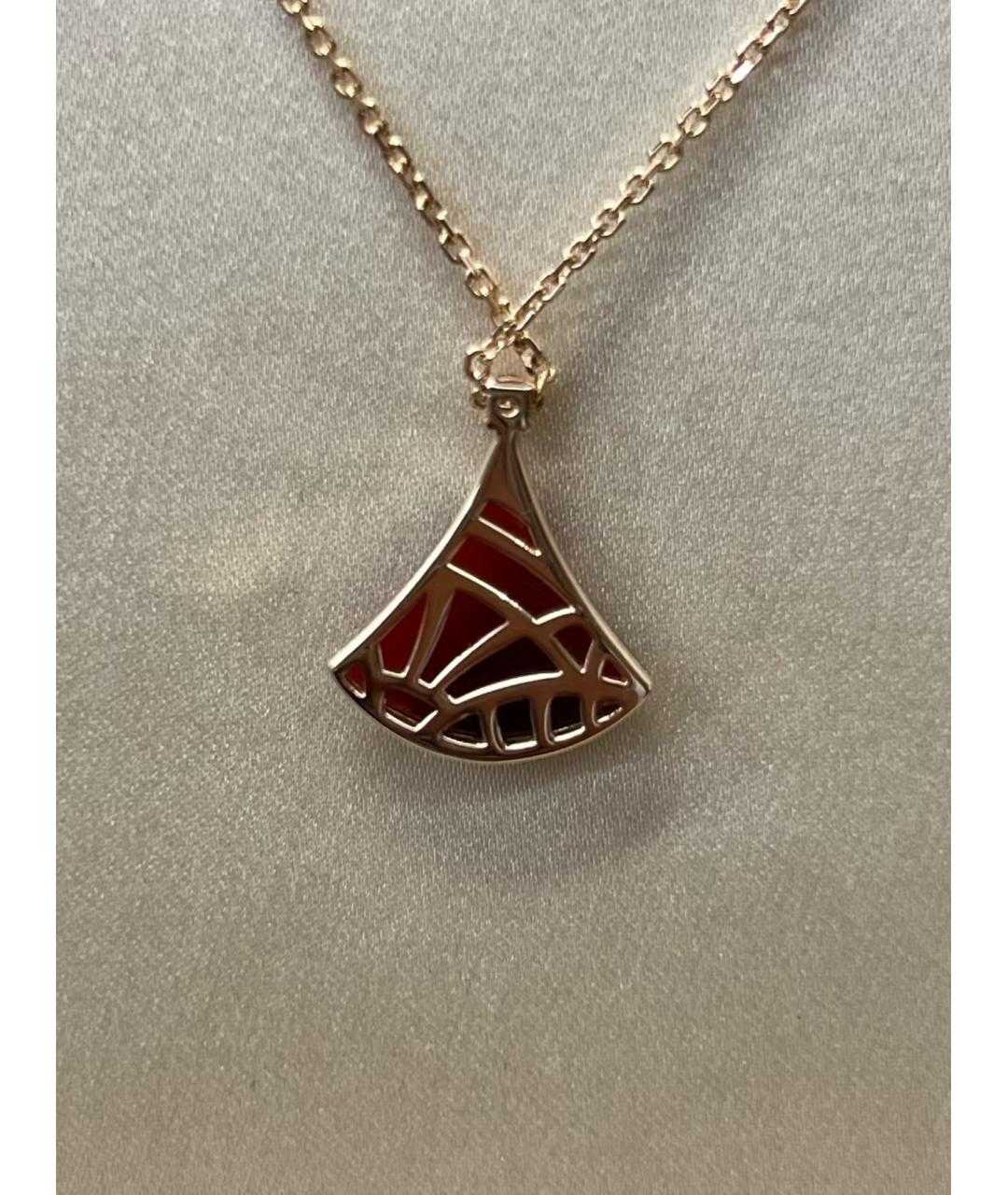 BVLGARI Золотая подвеска из розового золота, фото 3