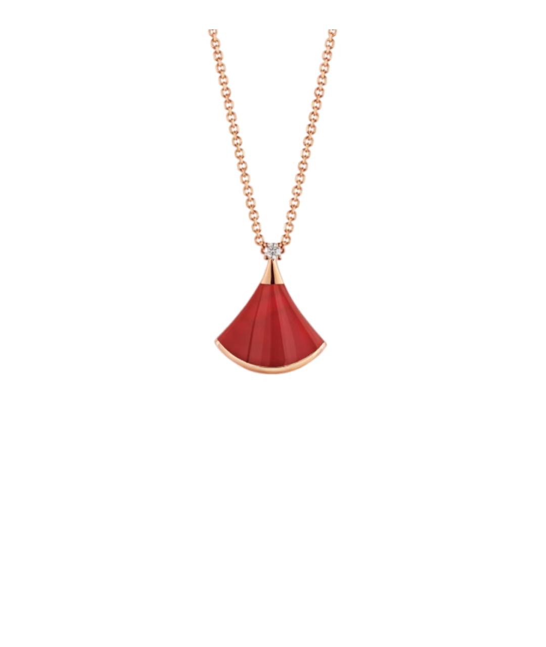 BVLGARI Золотая подвеска из розового золота, фото 4