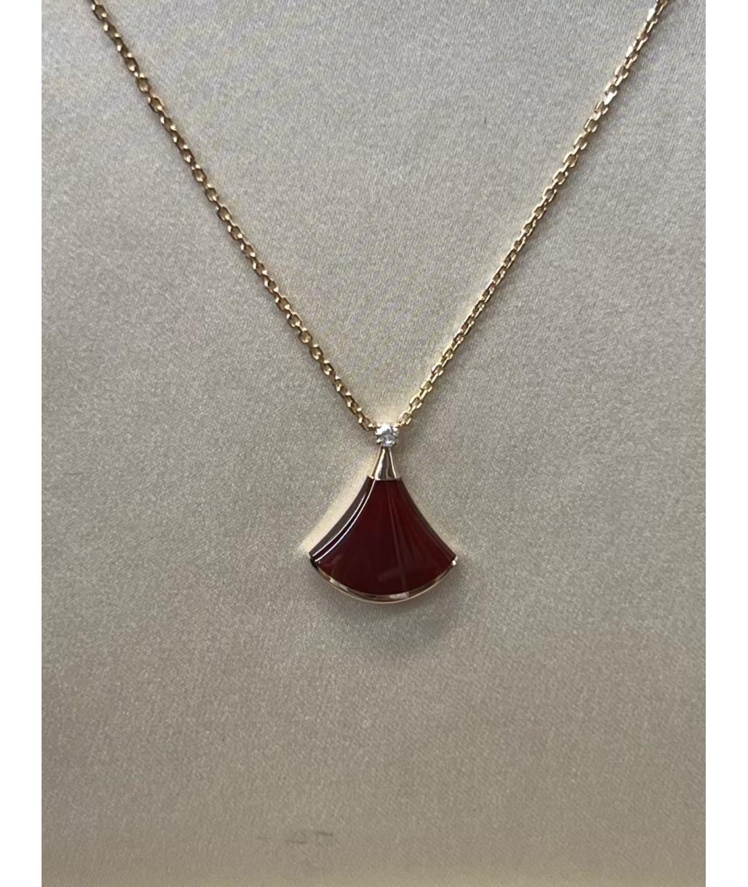 BVLGARI Золотая подвеска из розового золота, фото 2