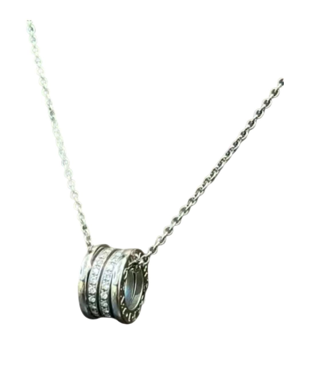 BVLGARI Серебряная подвеска из белого золота, фото 1