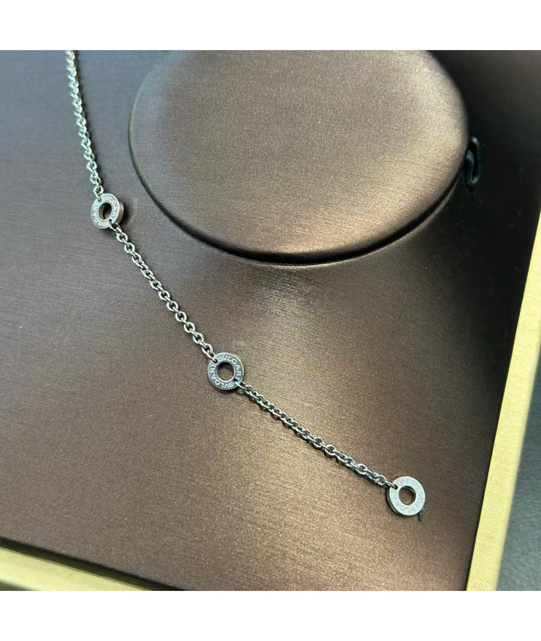 BVLGARI Серебряная подвеска из белого золота, фото 4