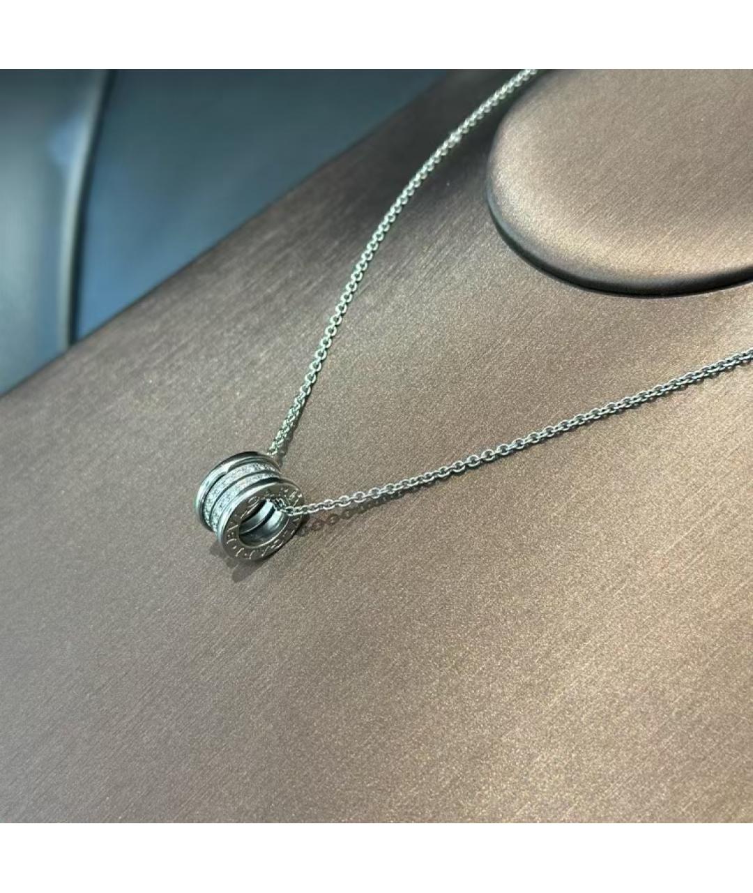 BVLGARI Серебряная подвеска из белого золота, фото 3