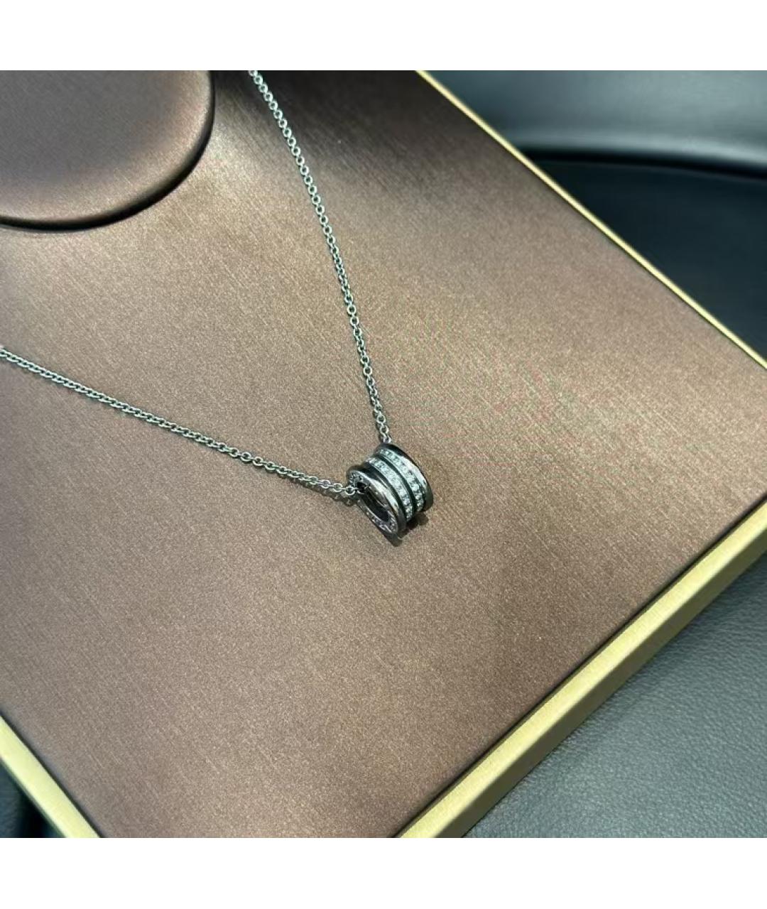 BVLGARI Серебряная подвеска из белого золота, фото 2