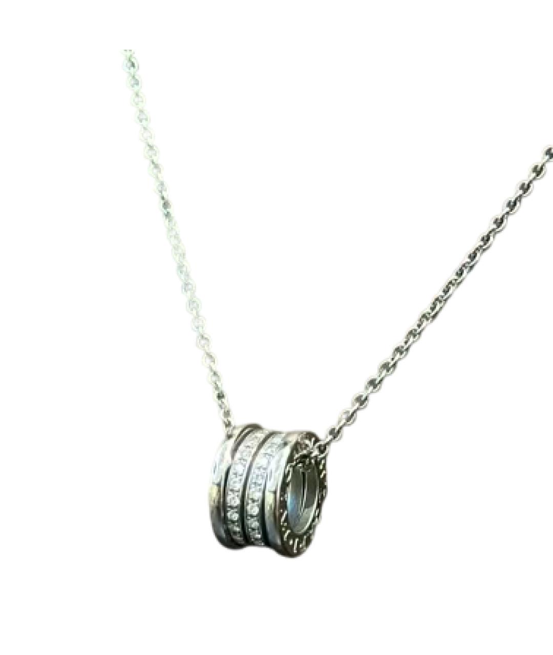 BVLGARI Серебряная подвеска из белого золота, фото 5