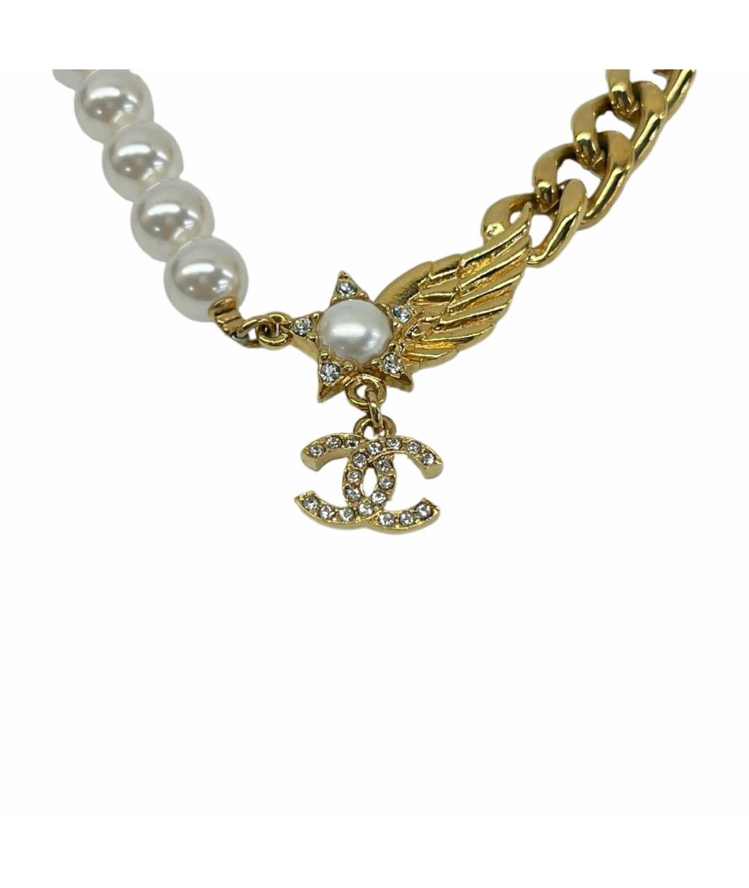 CHANEL Золотое колье, фото 5