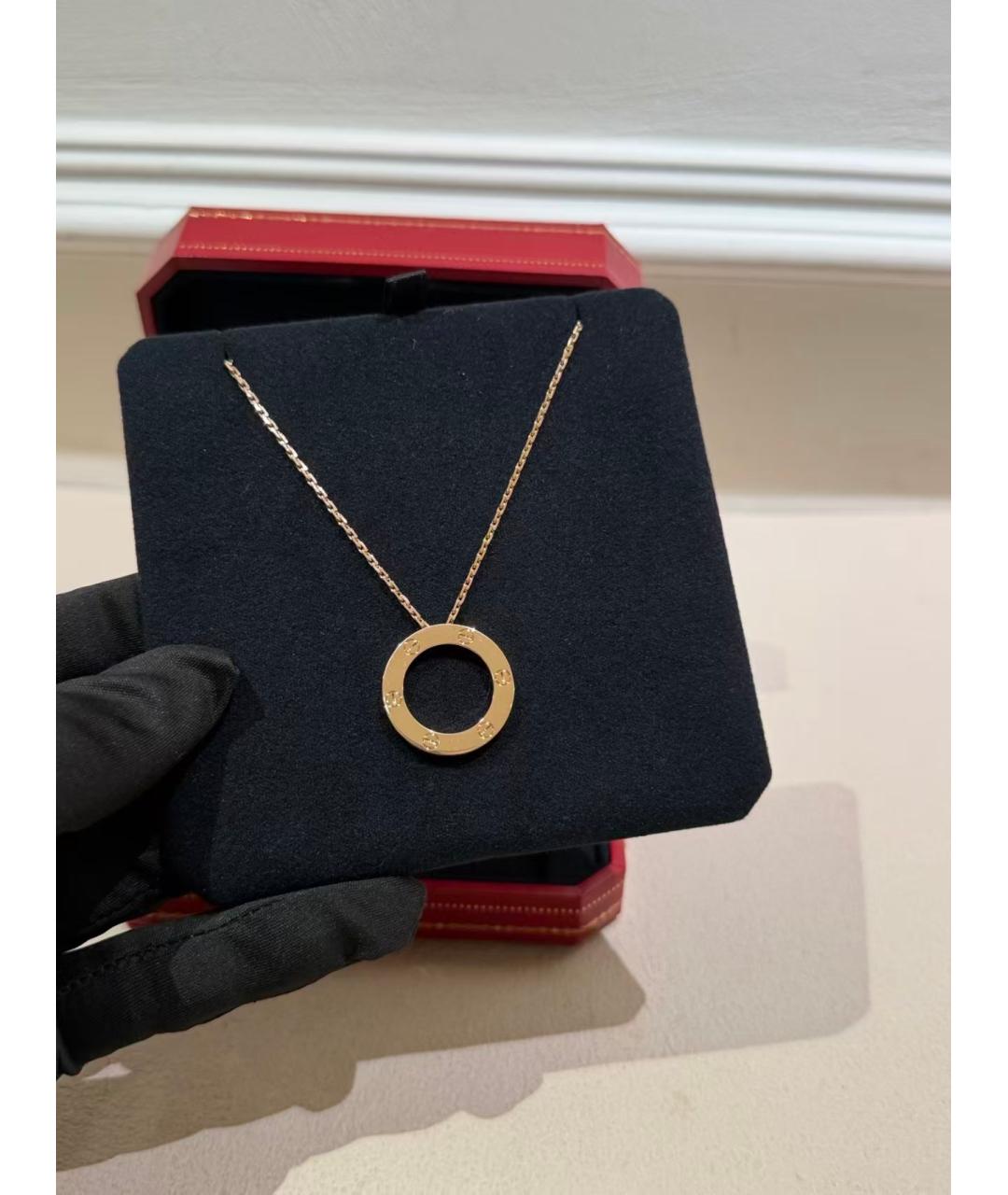 CARTIER Золотая подвеска из розового золота, фото 3