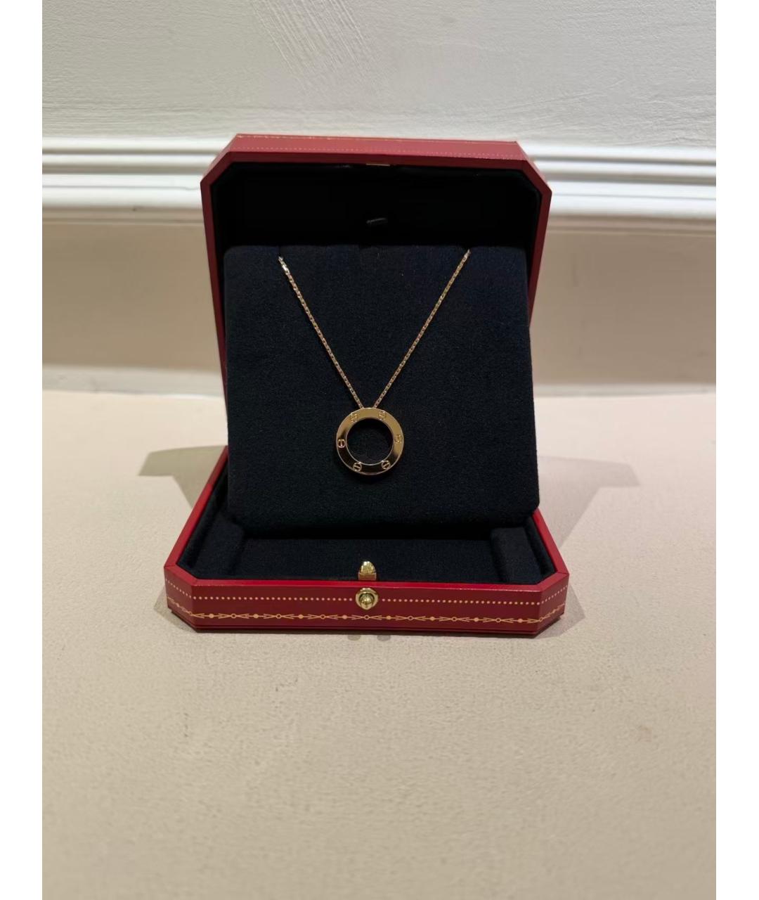 CARTIER Золотая подвеска из розового золота, фото 2