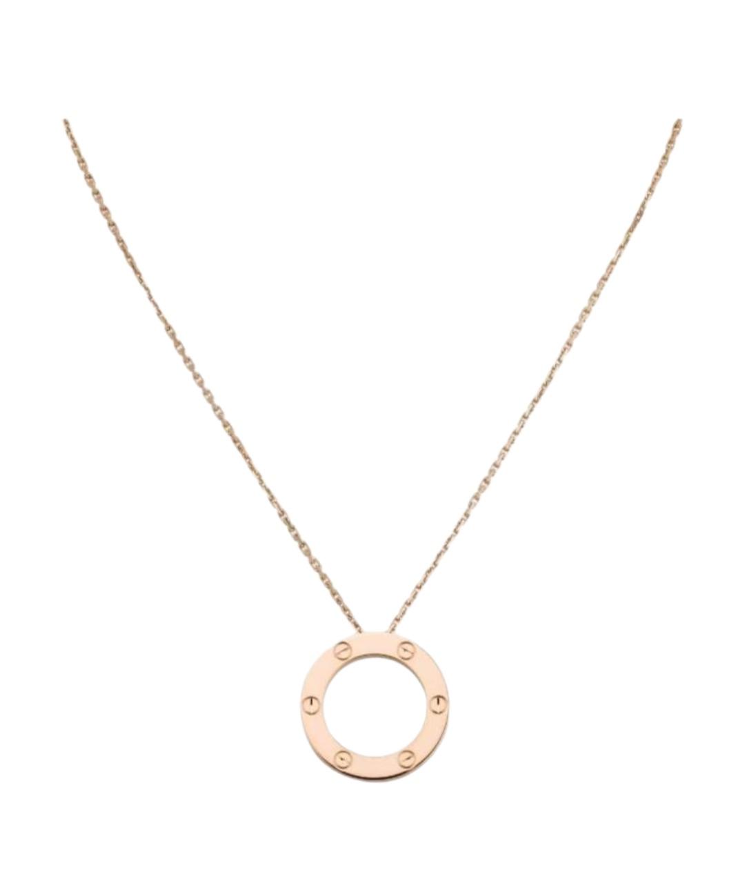 CARTIER Золотая подвеска из розового золота, фото 1