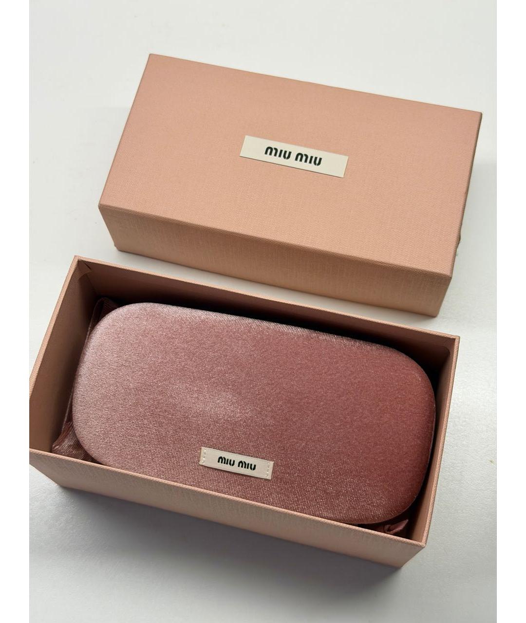MIU MIU Металлические солнцезащитные очки, фото 4