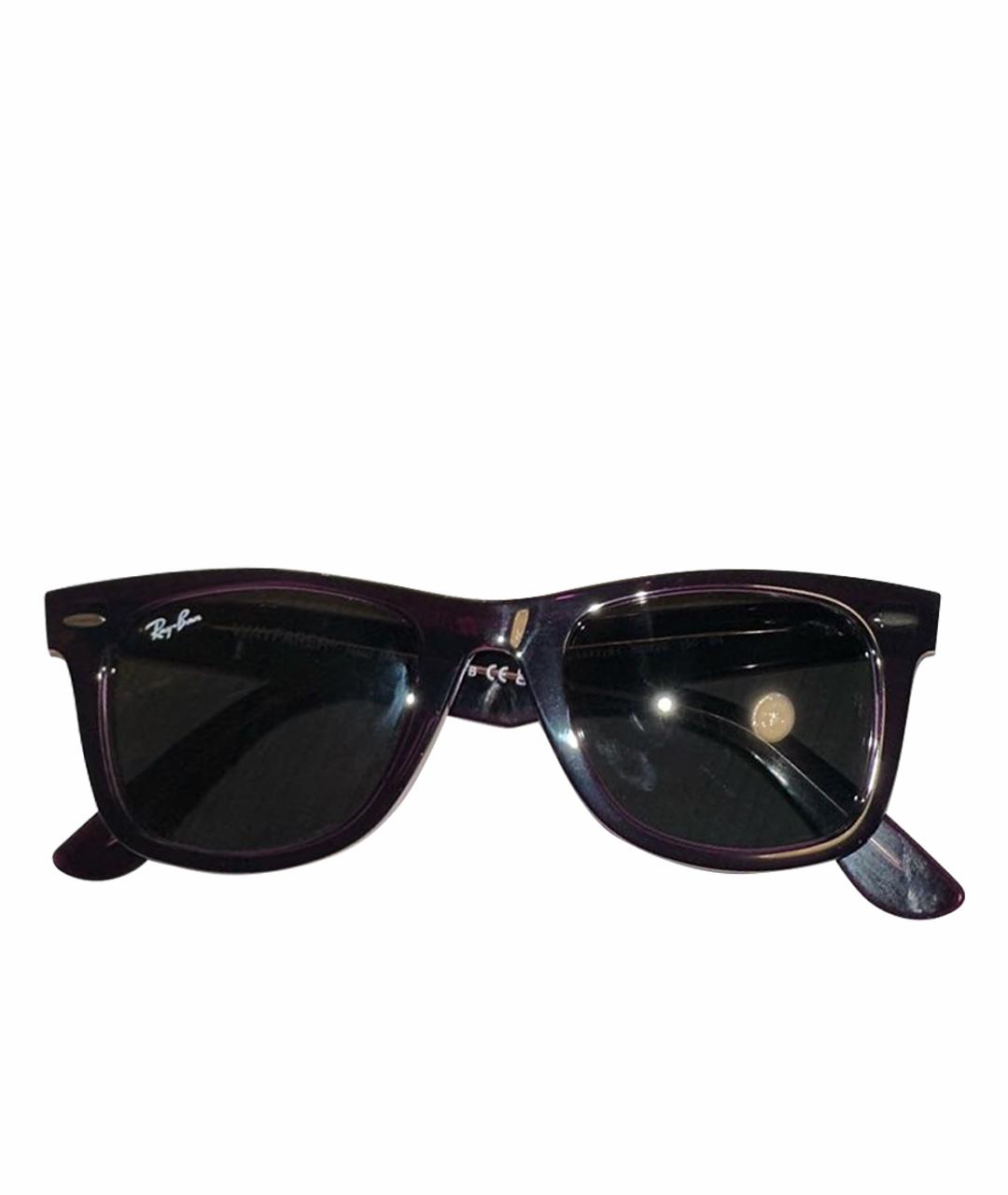 RAY BAN Фиолетовые пластиковые солнцезащитные очки, фото 1