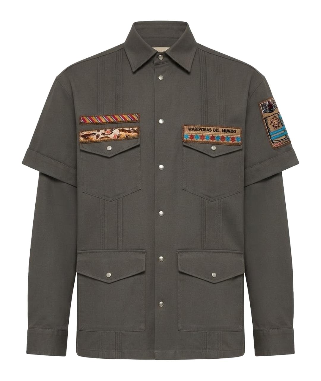 VALENTINO Мульти деним рубашка, фото 1
