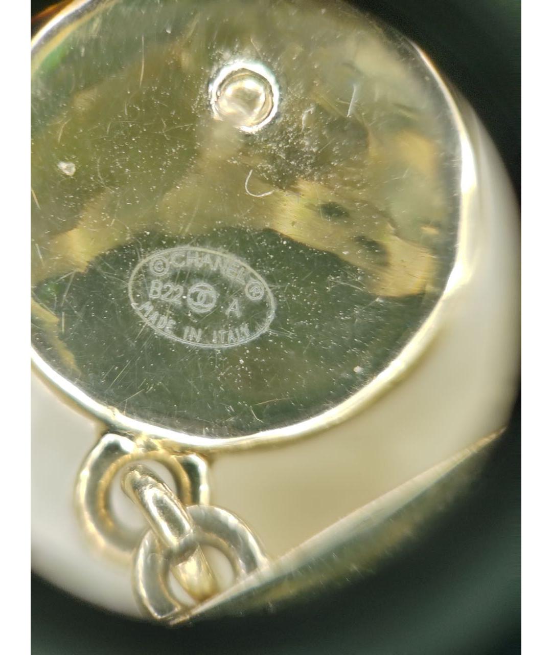 CHANEL Черные серьги, фото 6