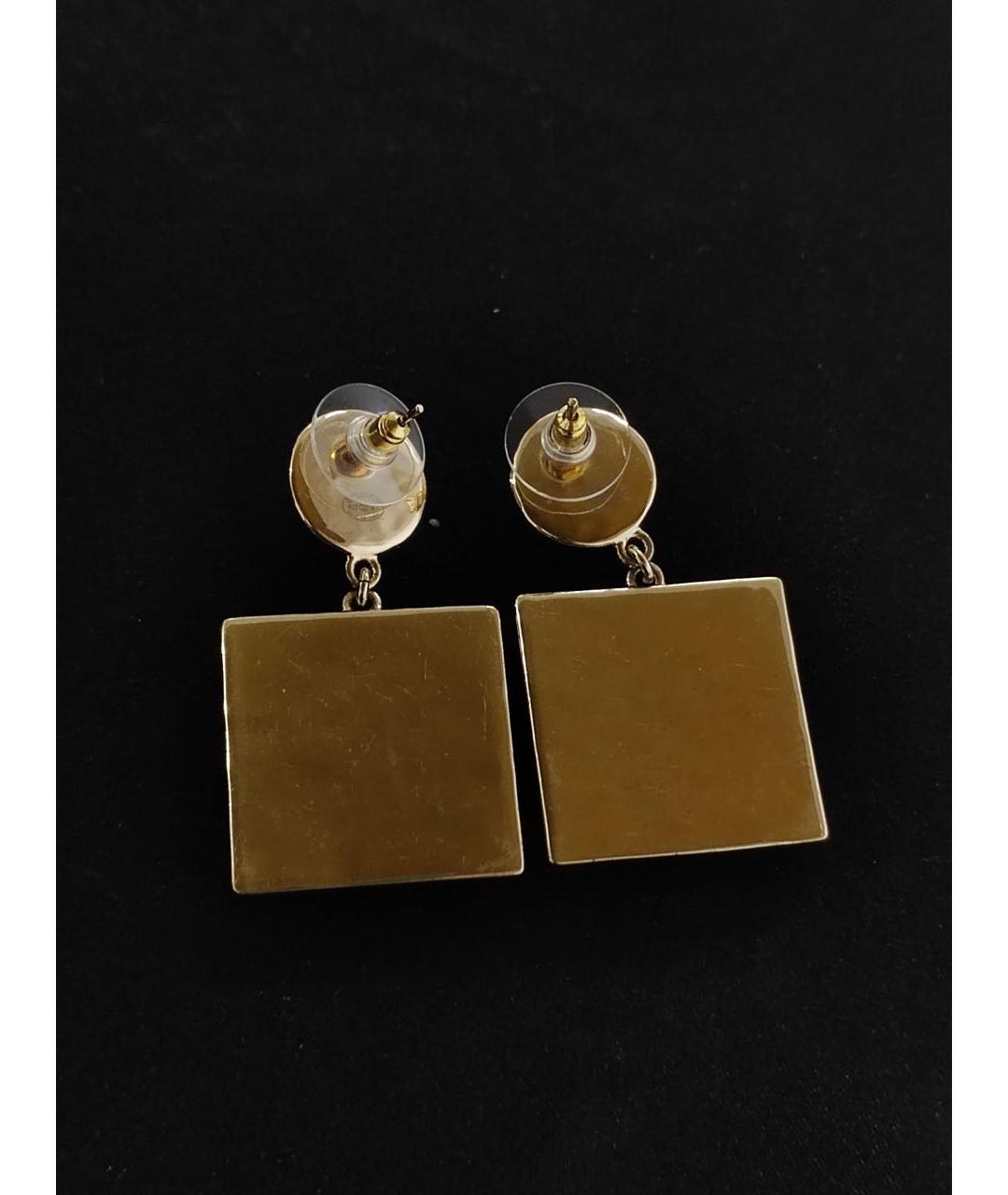 CHANEL Черные серьги, фото 3