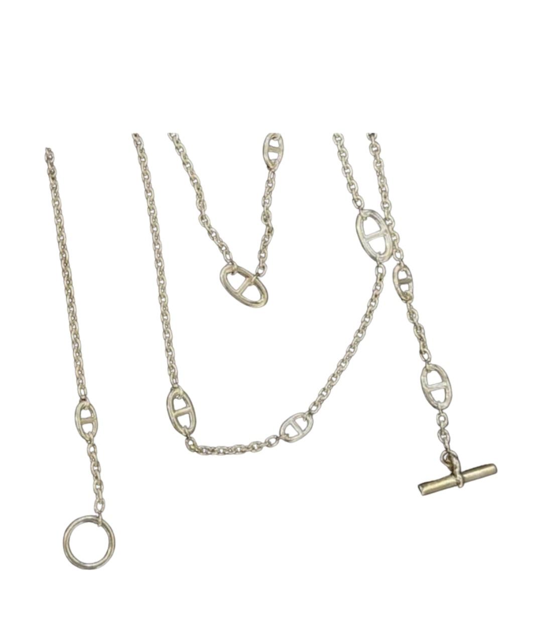 HERMES Серебряное колье, фото 1