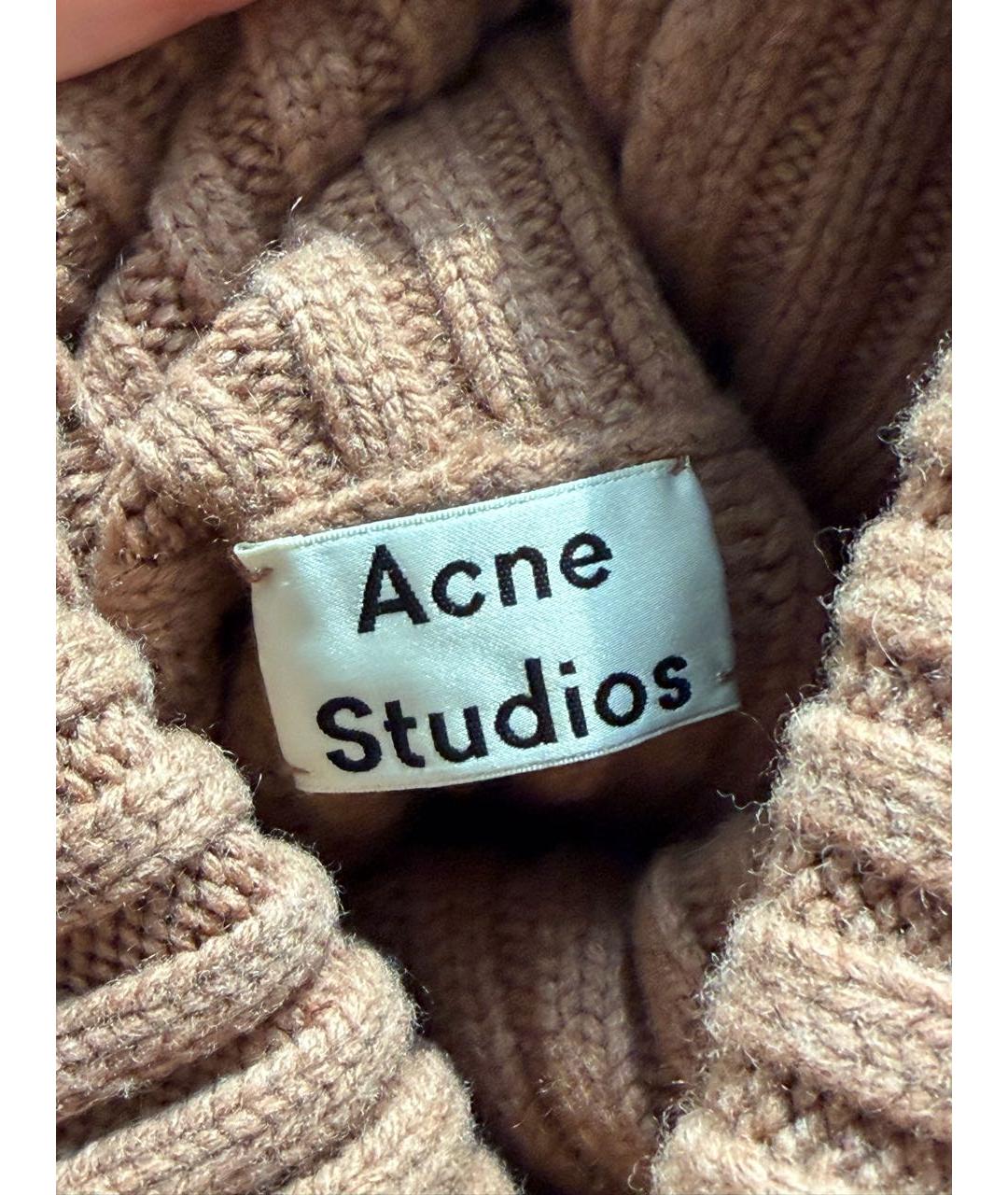 ACNE STUDIOS Коричневый шерстяной джемпер / свитер, фото 4