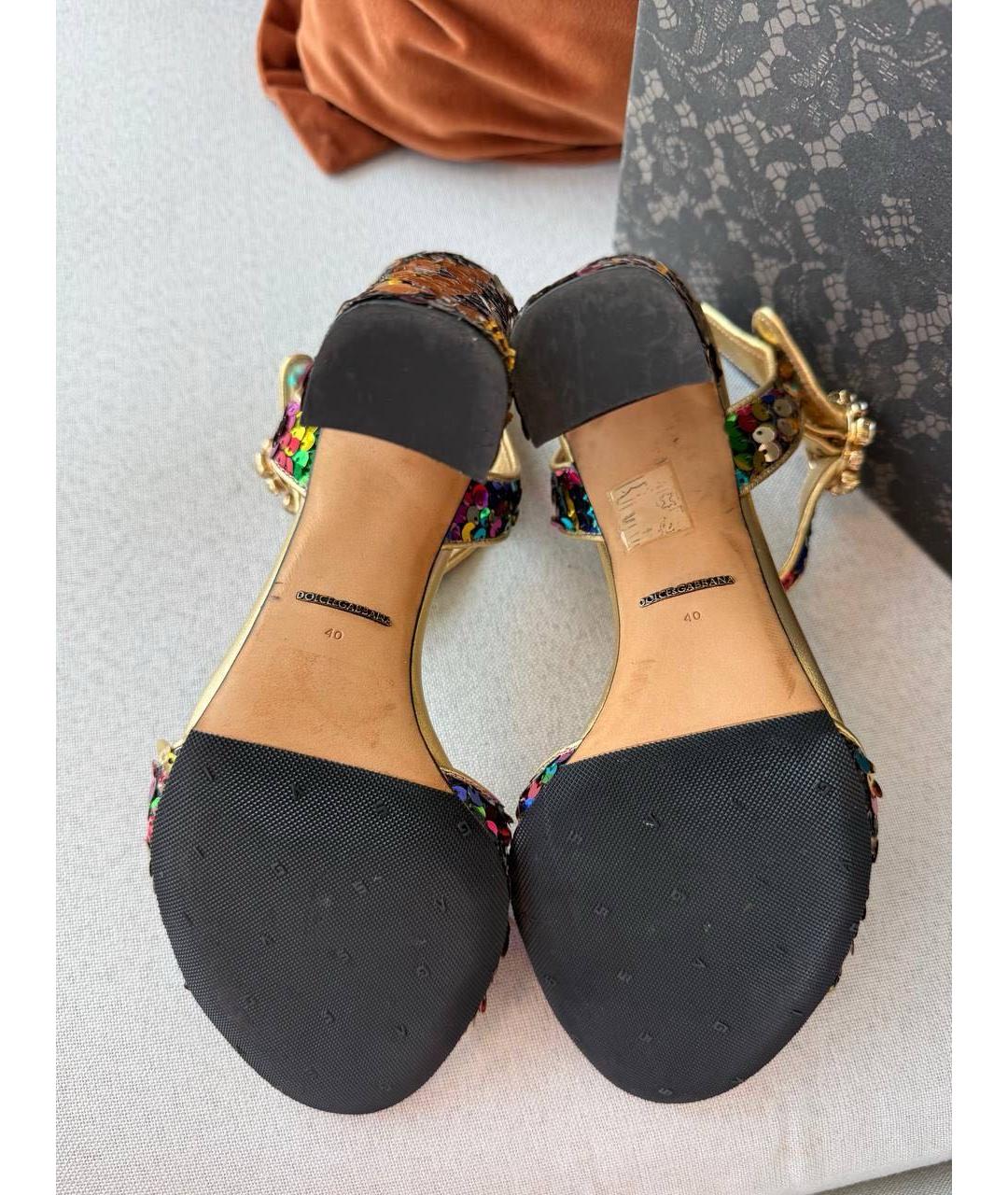 DOLCE&GABBANA Босоножки, фото 4
