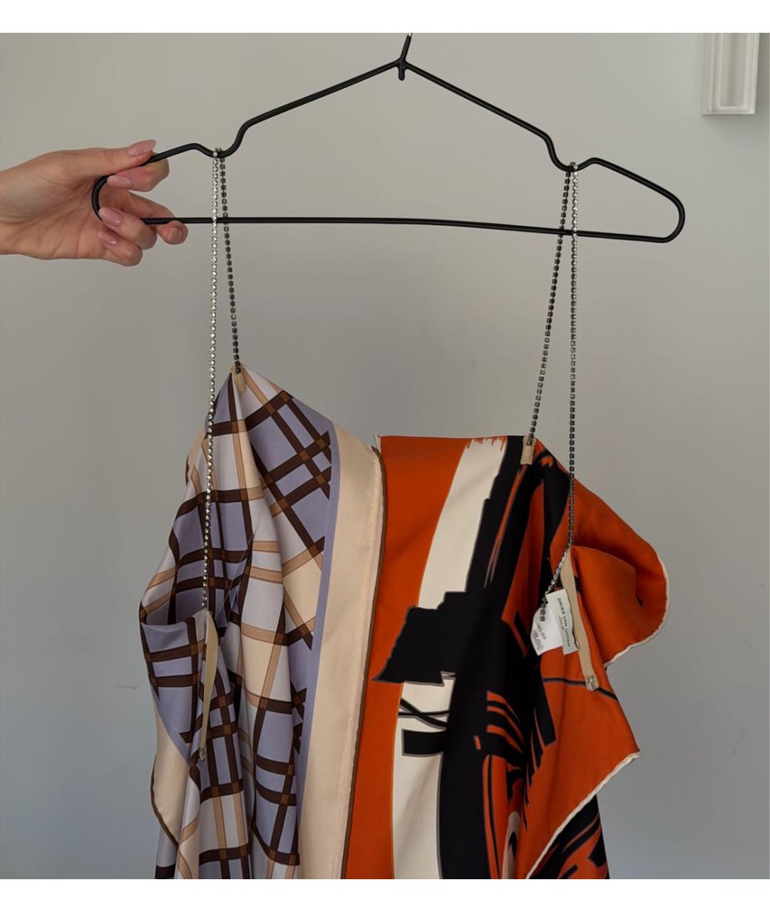 DRIES VAN NOTEN Мульти шелковая майка, фото 4