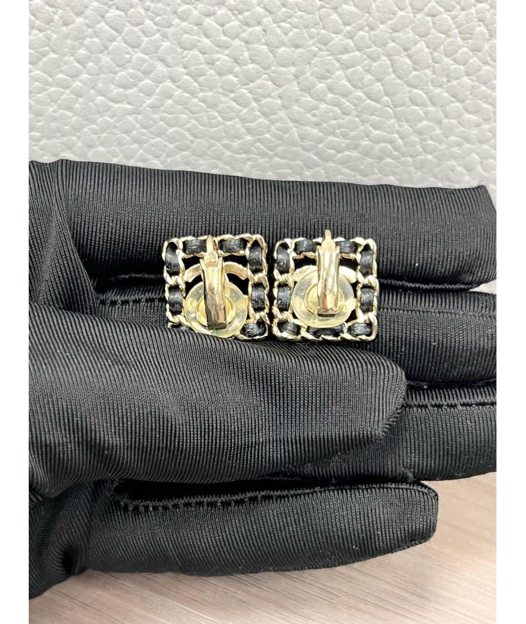 CHANEL Золотые серьги, фото 4