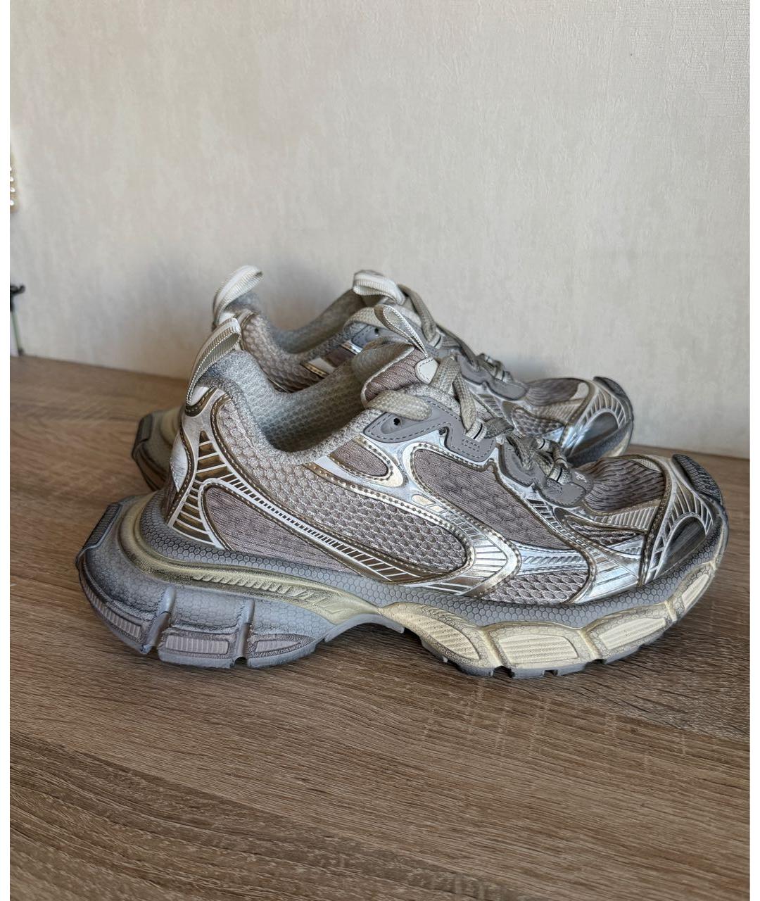 BALENCIAGA Серые кроссовки, фото 8