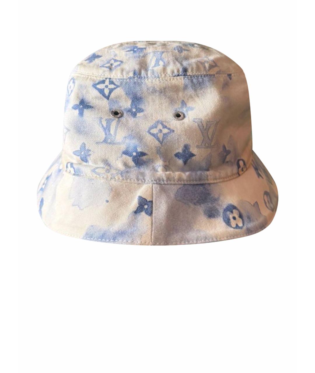 LOUIS VUITTON Голубая кашемировая панама, фото 1