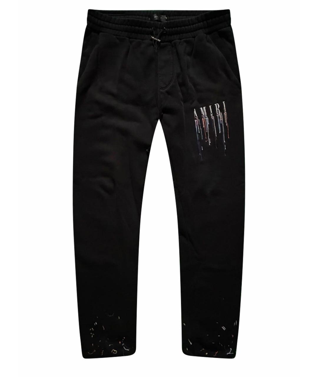 AMIRI Черные хлопковые повседневные брюки, фото 1