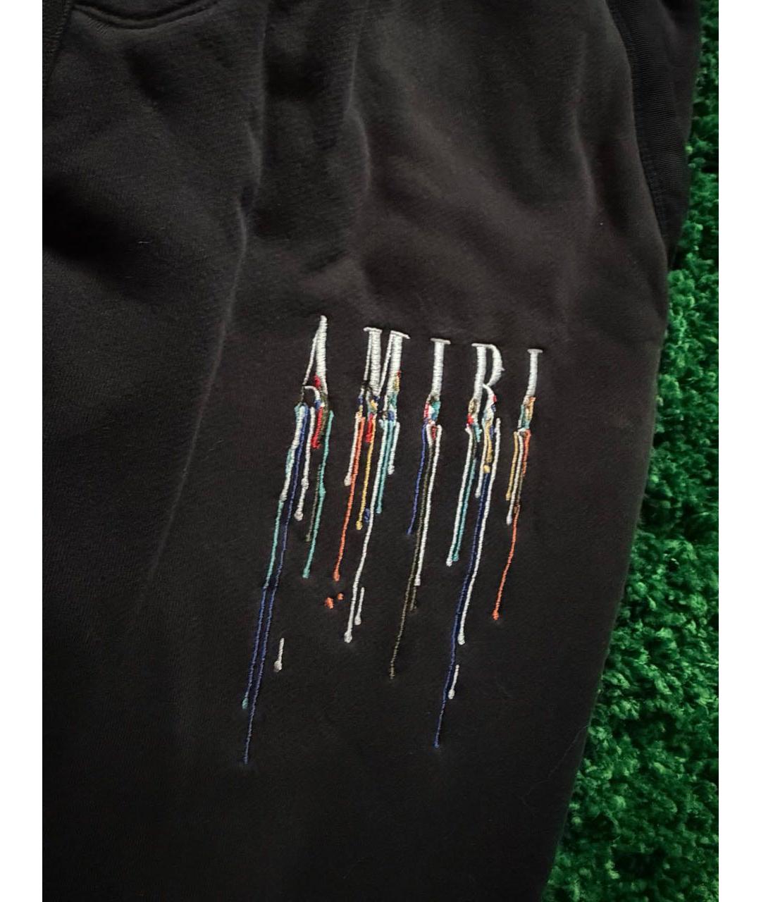 AMIRI Черные хлопковые повседневные брюки, фото 2