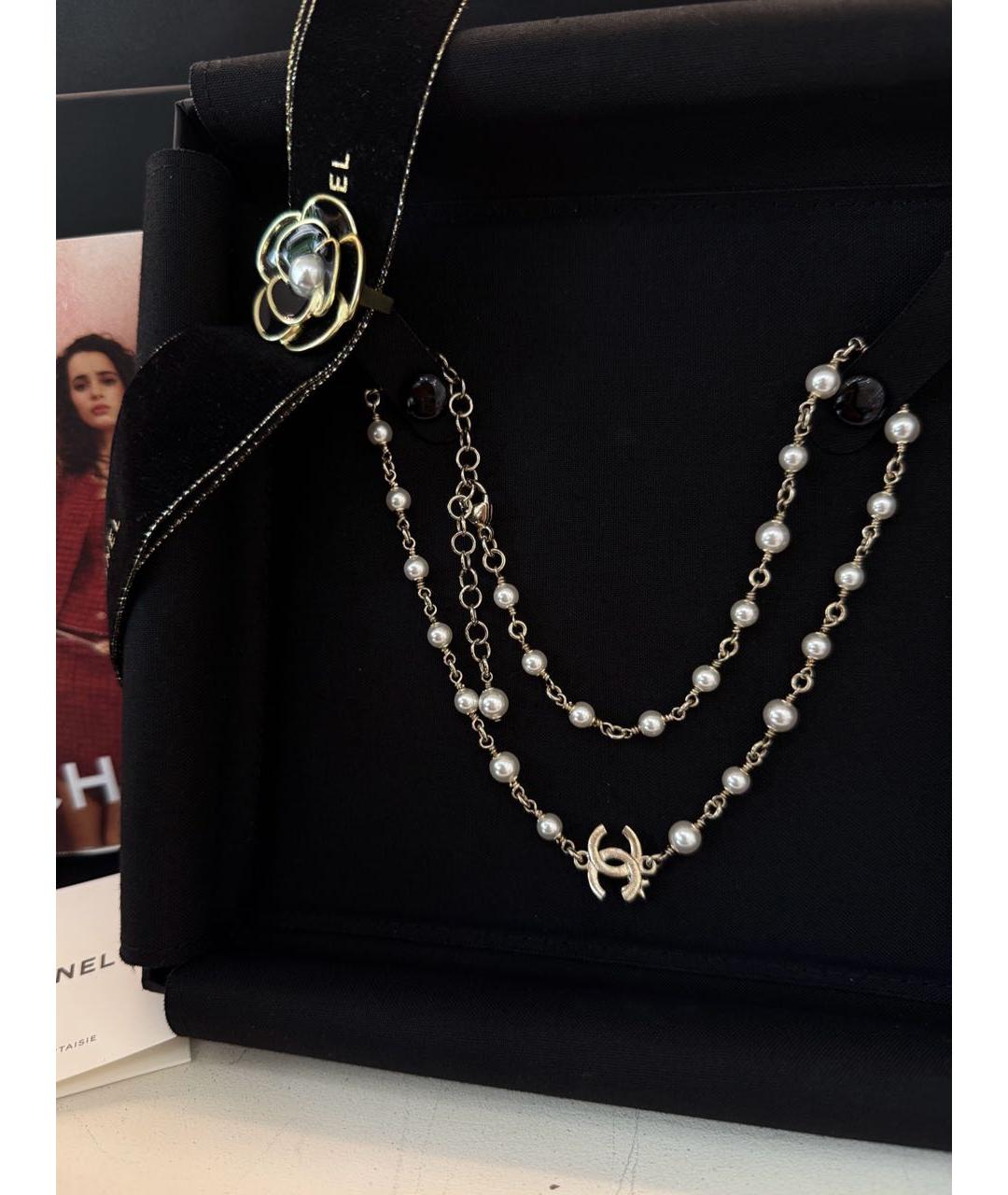CHANEL Золотое колье, фото 4