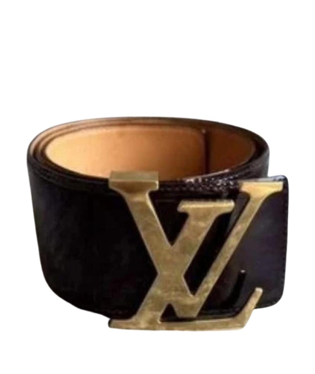 LOUIS VUITTON Бордовый ремень из лакированной кожи, фото 1
