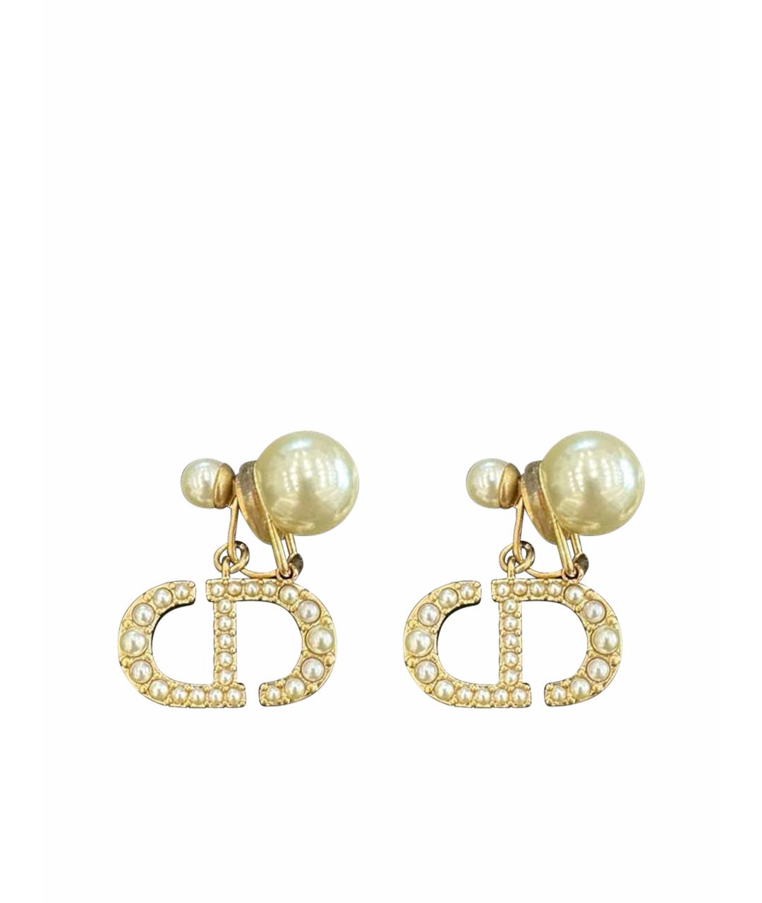 CHRISTIAN DIOR Золотые серьги, фото 1