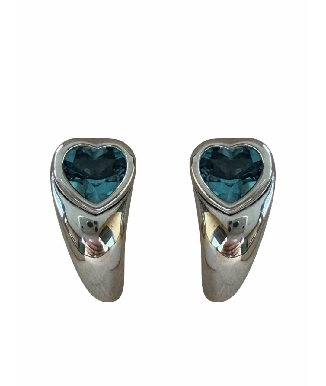 PIAGET Серебряные серьги из белого золота, фото 1