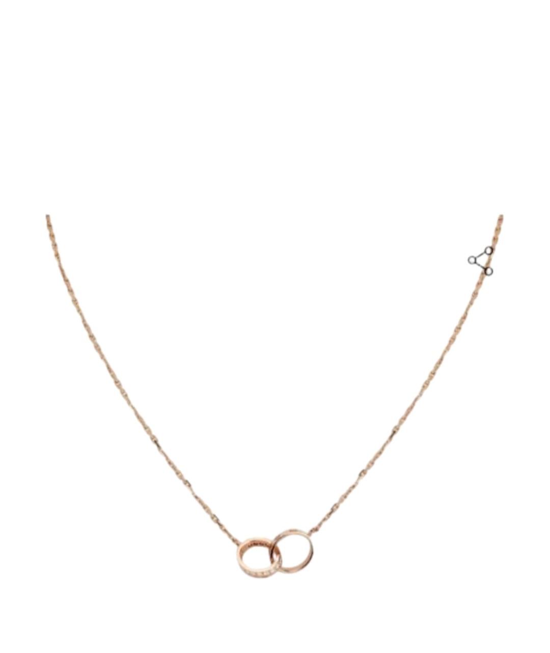 CARTIER Золотая подвеска из розового золота, фото 1