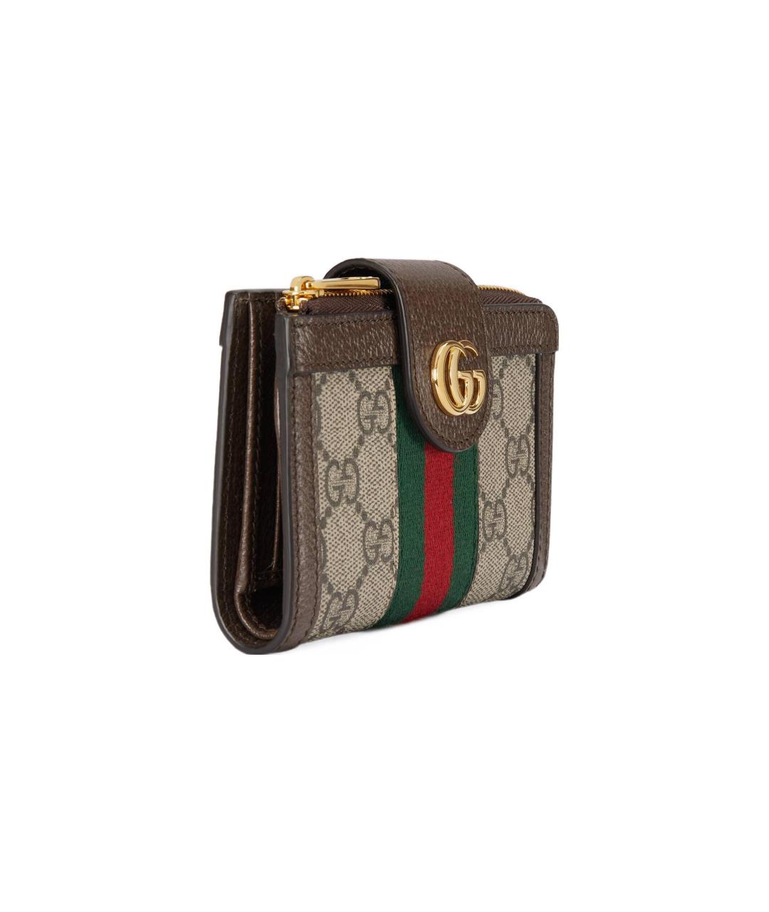 GUCCI Коричневый кошелек, фото 2