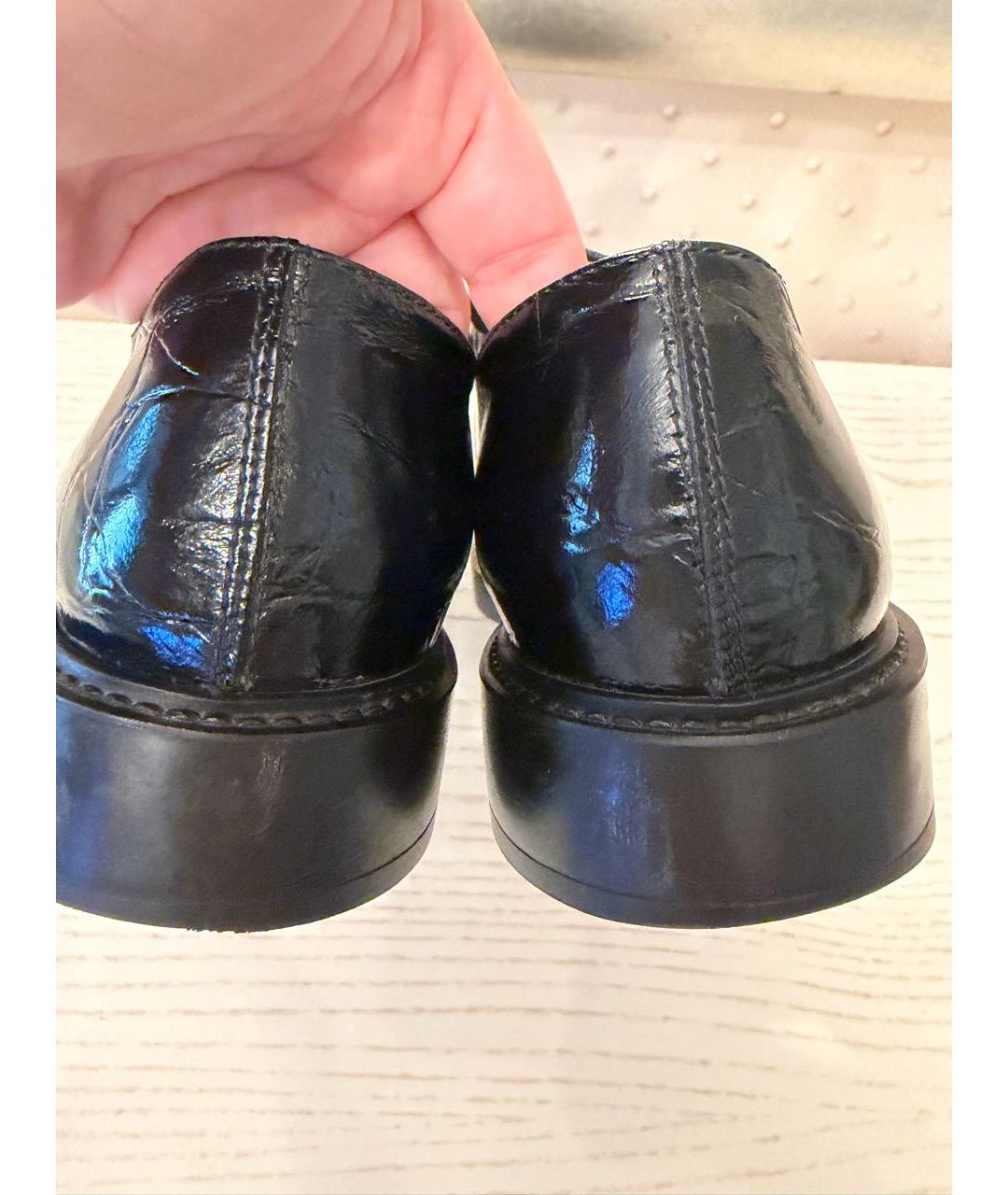 TOD'S Черные кожаные лоферы, фото 3