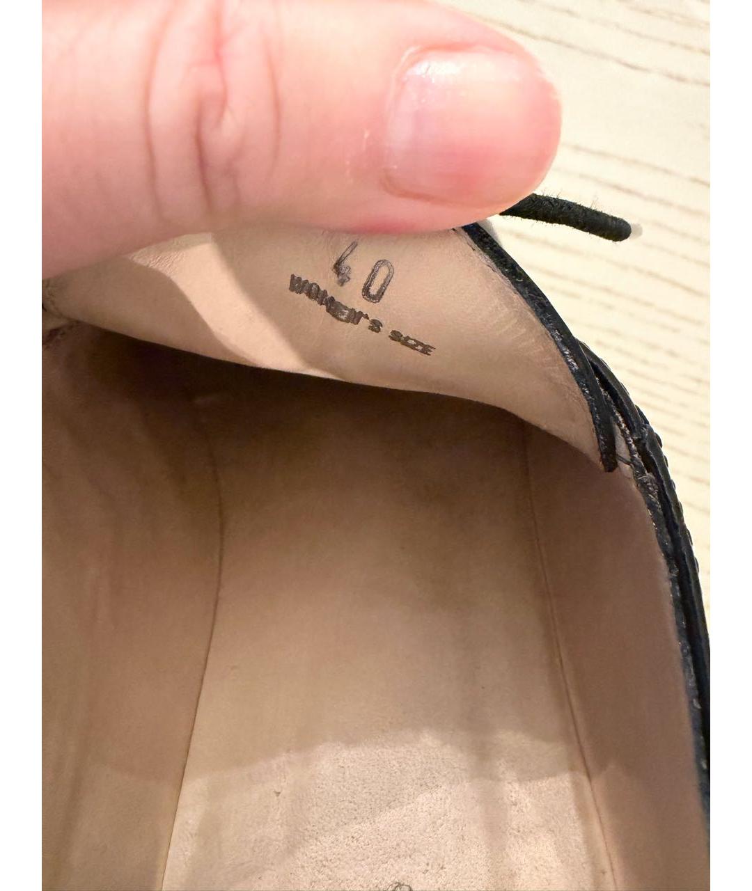 TOD'S Черные кожаные лоферы, фото 4