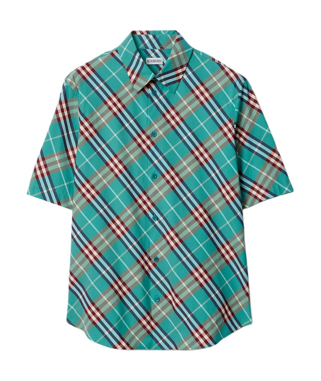 BURBERRY Синяя классическая рубашка, фото 1