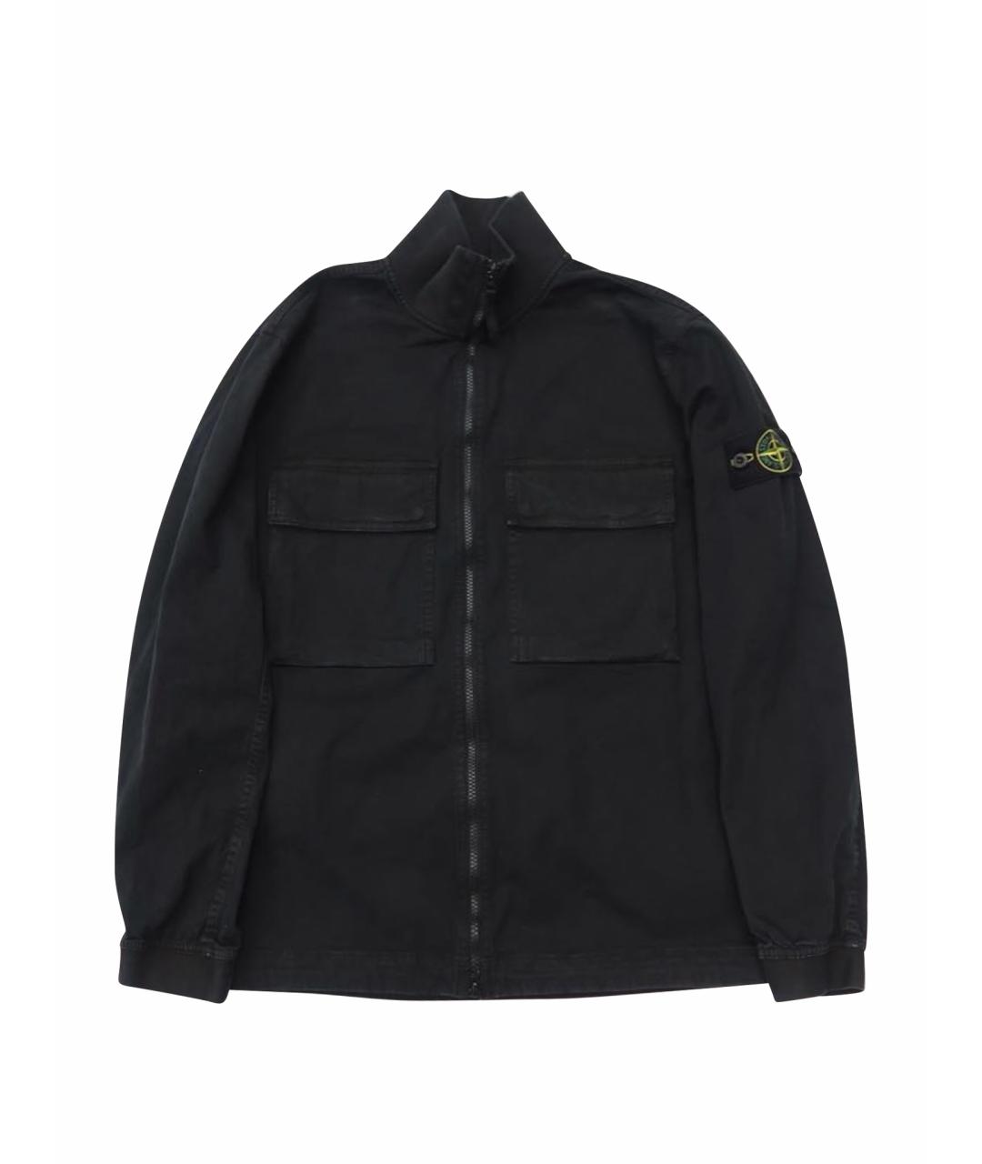 STONE ISLAND Черная куртка, фото 1