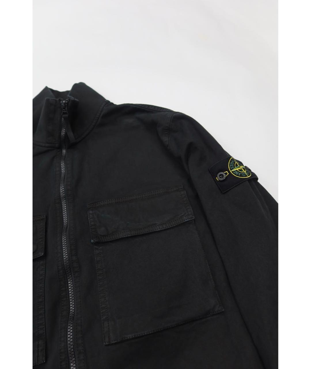 STONE ISLAND Черная куртка, фото 4