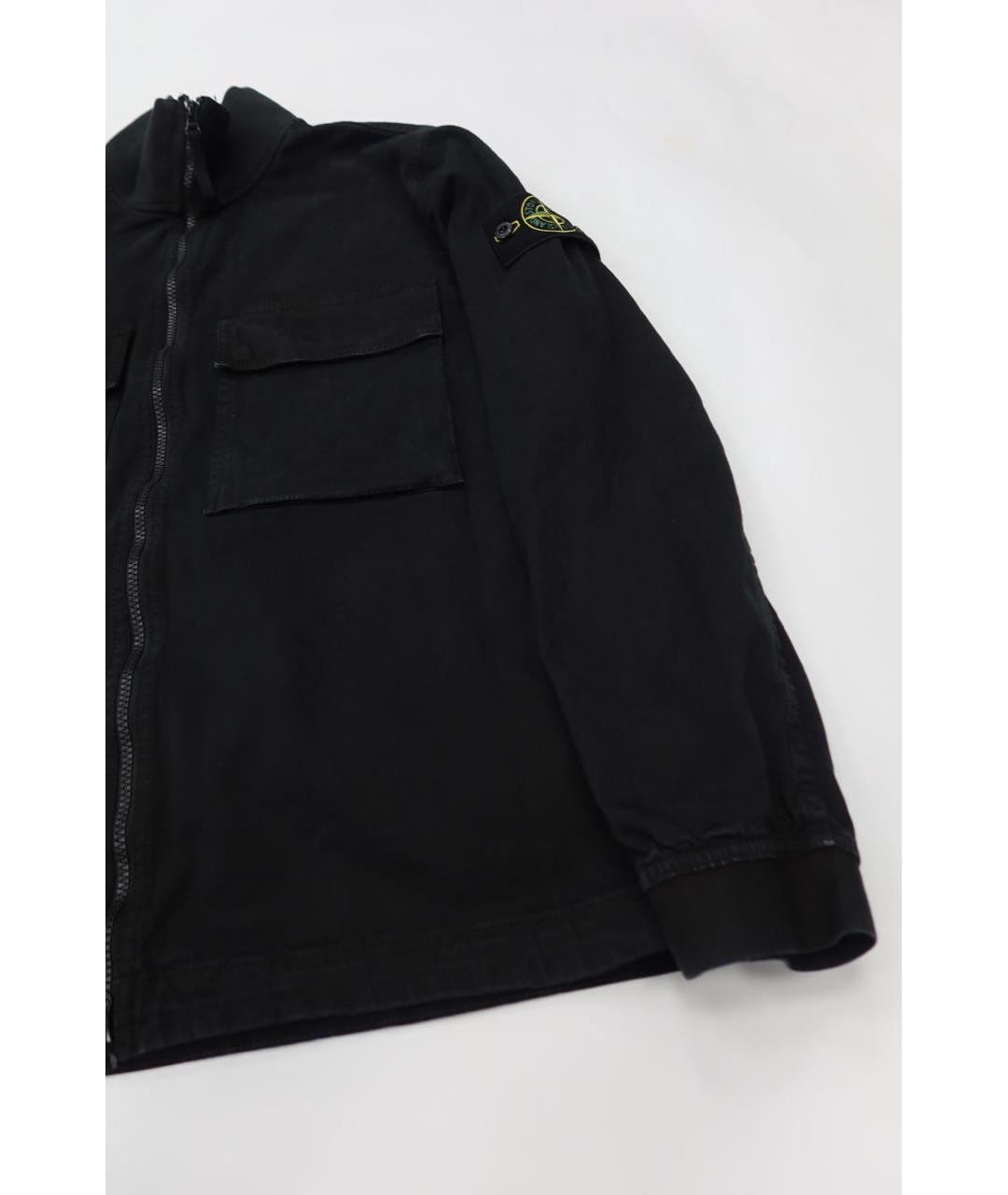 STONE ISLAND Черная куртка, фото 2
