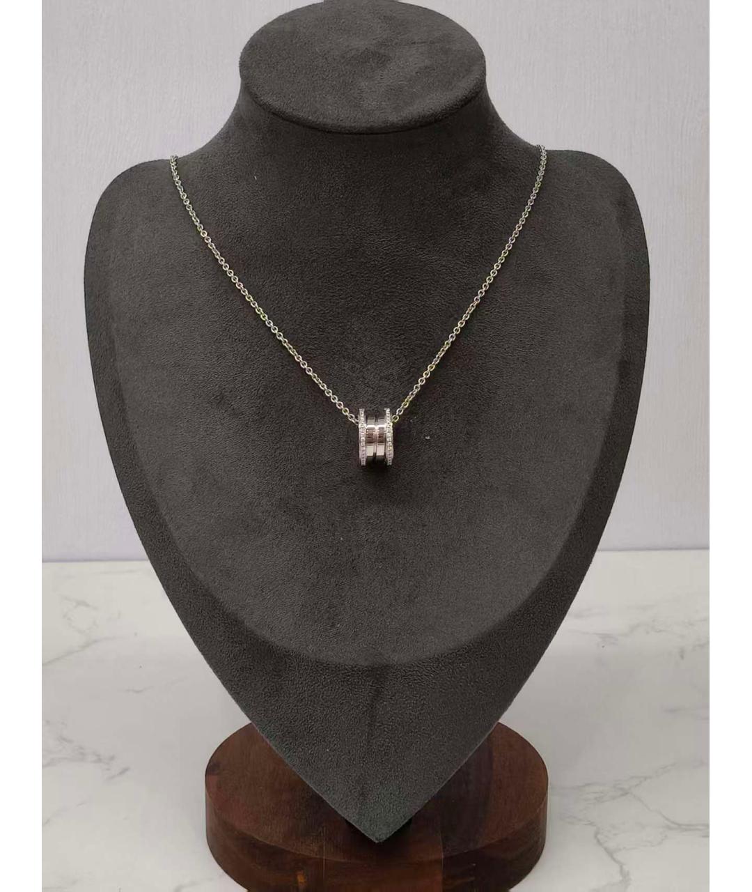 BVLGARI Серебряная подвеска из белого золота, фото 3