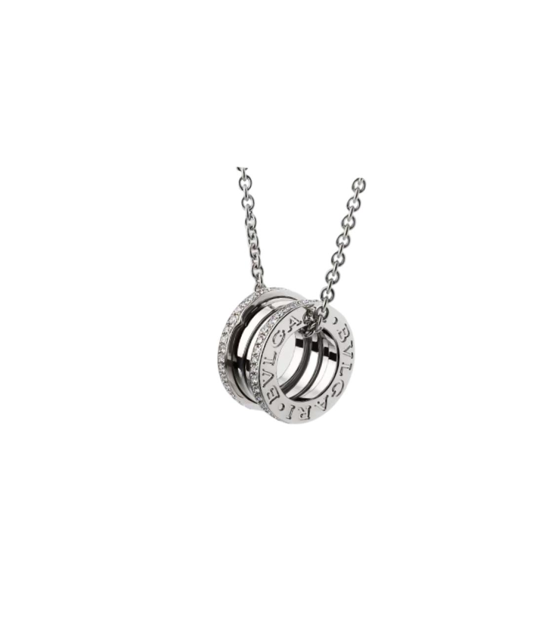 BVLGARI Серебряная подвеска из белого золота, фото 4