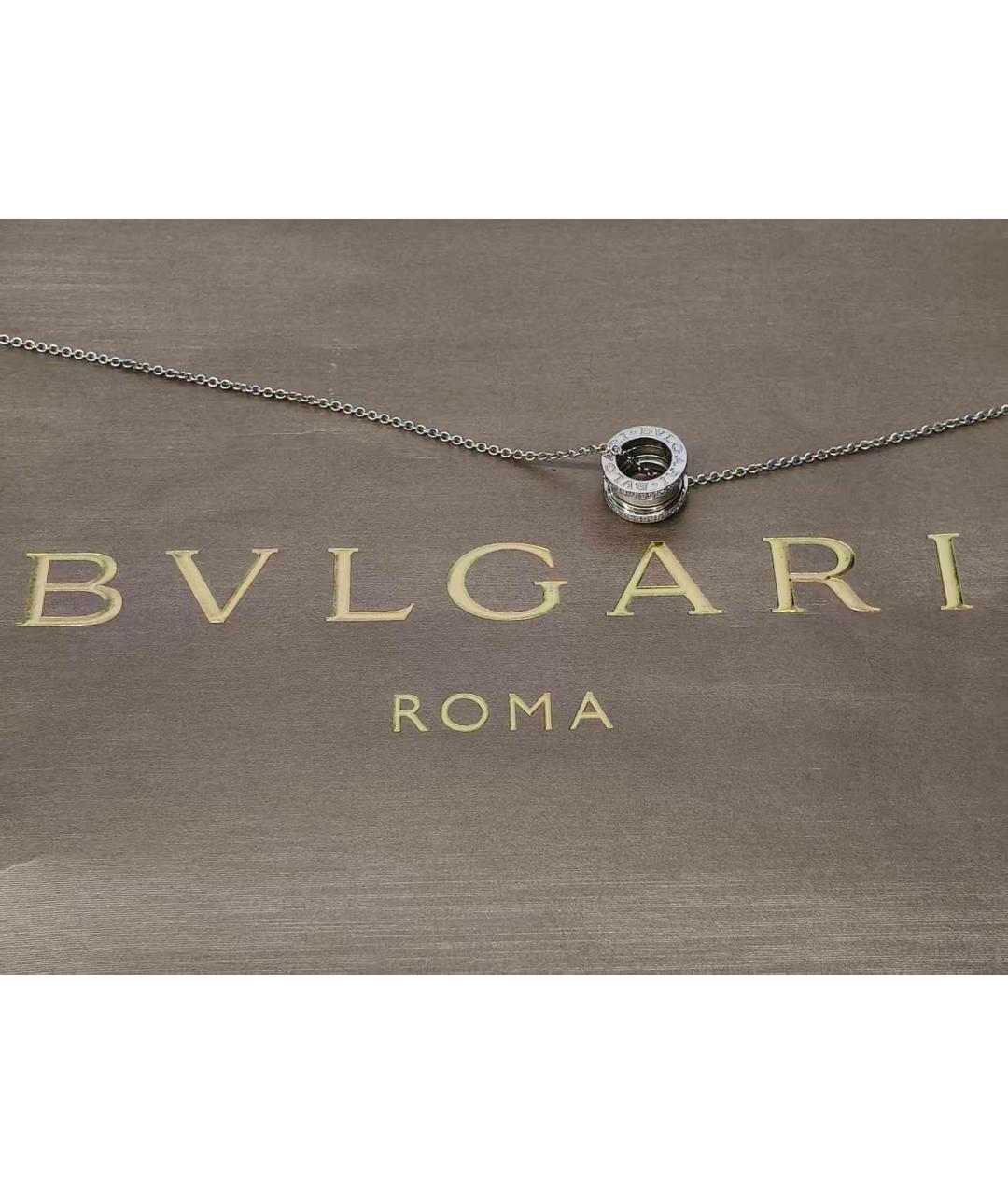 BVLGARI Серебряная подвеска из белого золота, фото 2