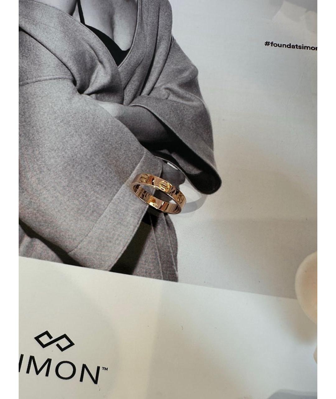 CARTIER Золотое кольцо из розового золота, фото 6