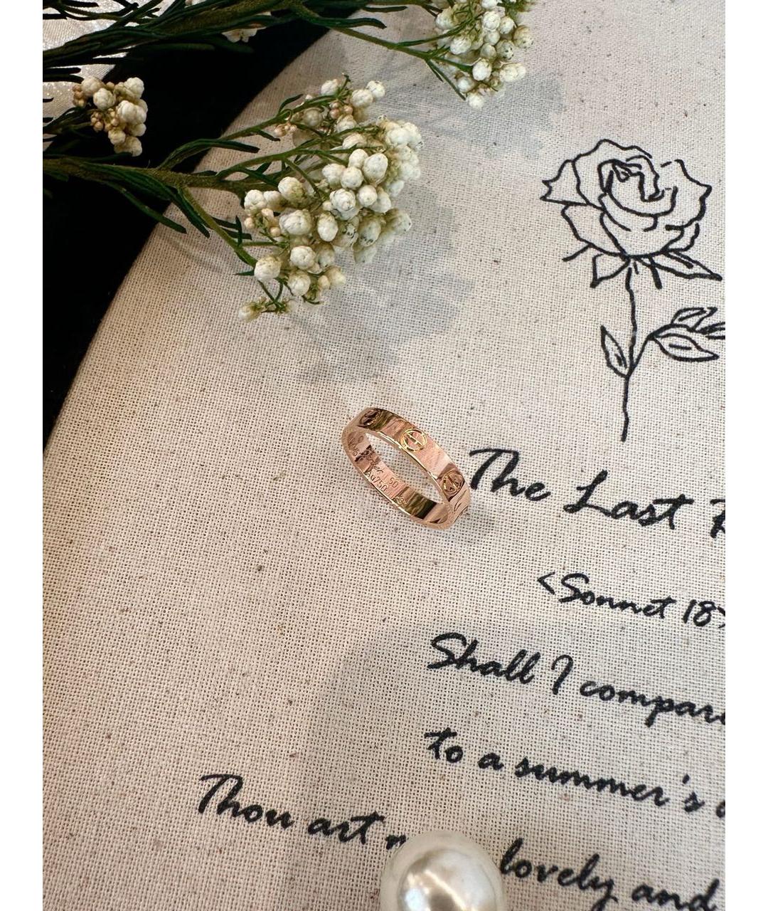 CARTIER Золотое кольцо из розового золота, фото 4